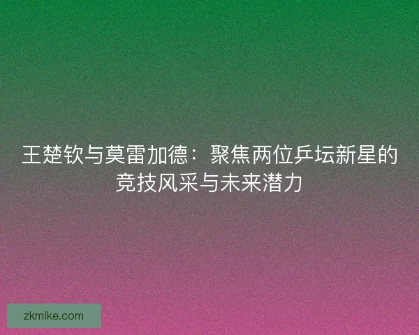 王楚钦与莫雷加德：聚焦两位乒坛新星的竞技风采与未来潜力